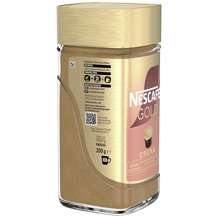 NESCAFE GOLD CREMA 200G GLAS 